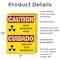 Signmission Radiation & Laser Sign, 10 in H x 7 in W, Plastic, Rectangle OS-2PACK-CR-P-710-L-10169 - alternate 8